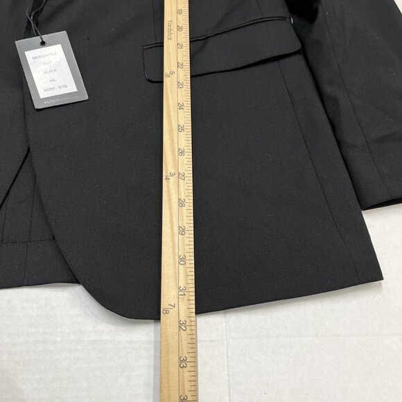 Alton Lane Blazer Mens 44L Black Mercantile Suit Jacket Tailored Fit Formal Prom - Picture 5 of 11